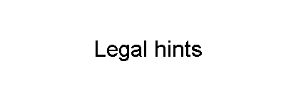 Legal hints